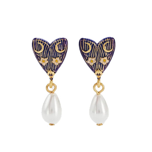 Lunar moth earrings by Fable England